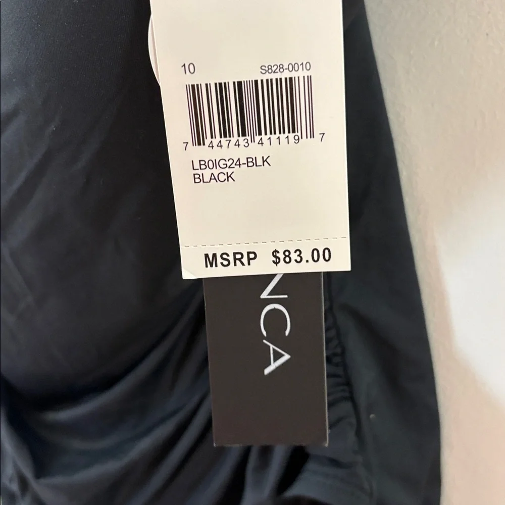 La Blanca NWT Classic Black One-Piece Swimsuit size 10 - Picture 3 of 7
